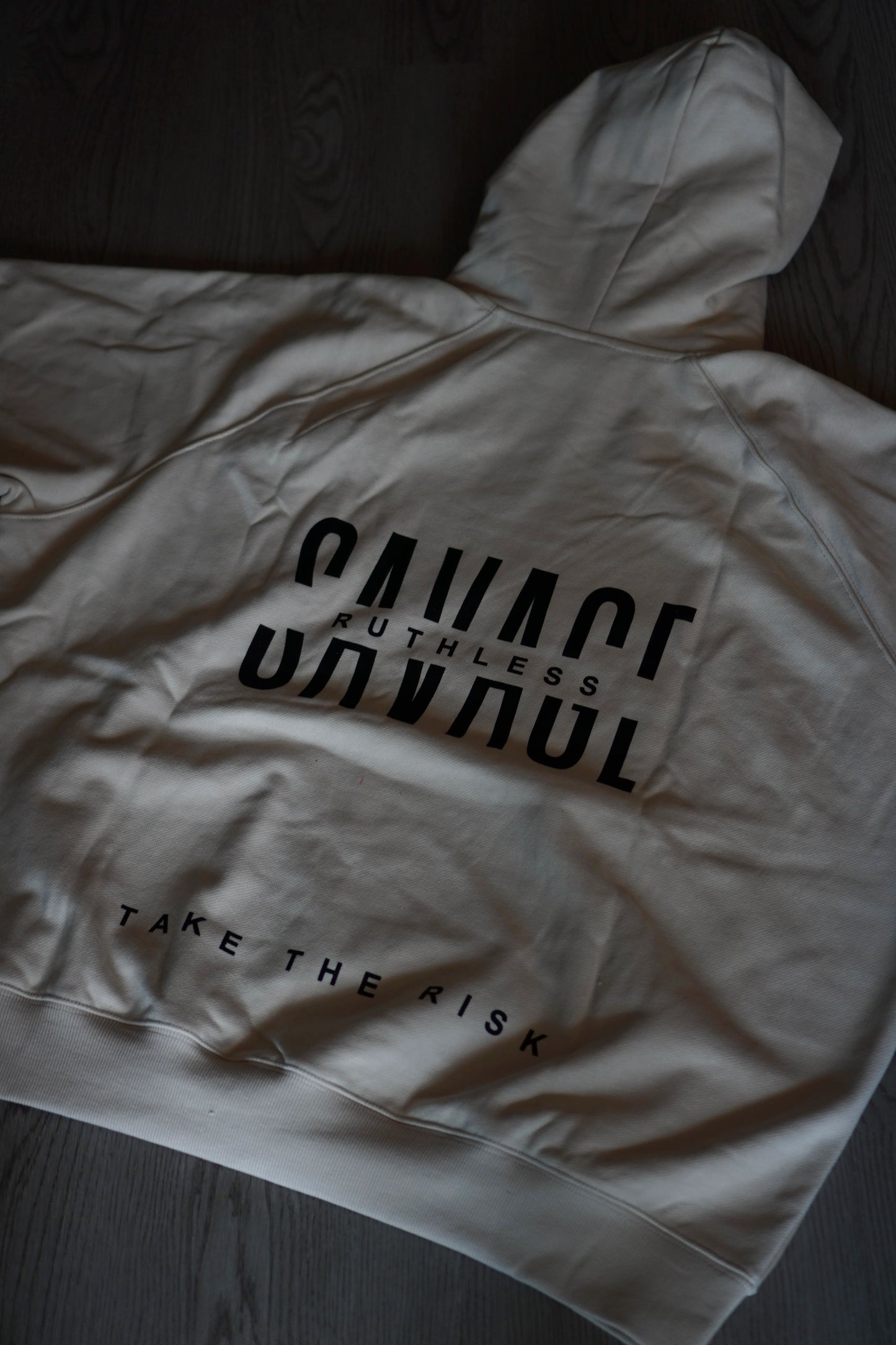 'Take The Risk' Heavyweight Savage Ruthless Hoodie